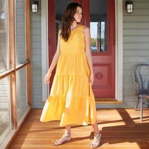 open lace back dress Orange Satin Dress for Women